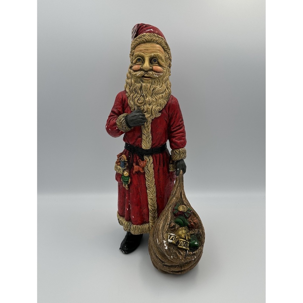 Vintage 1977 S.D.I Blow Mold 12" Tabletop Old World Santa Claus Figurine